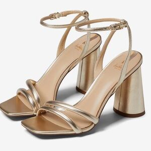 NEW Sam Edelman Gold Kia Block Heels
